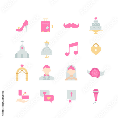 WEDDING ICON SET
