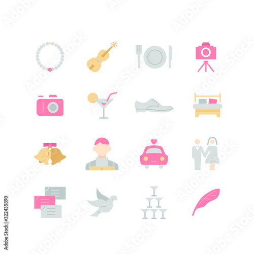 WEDDING ICON SET