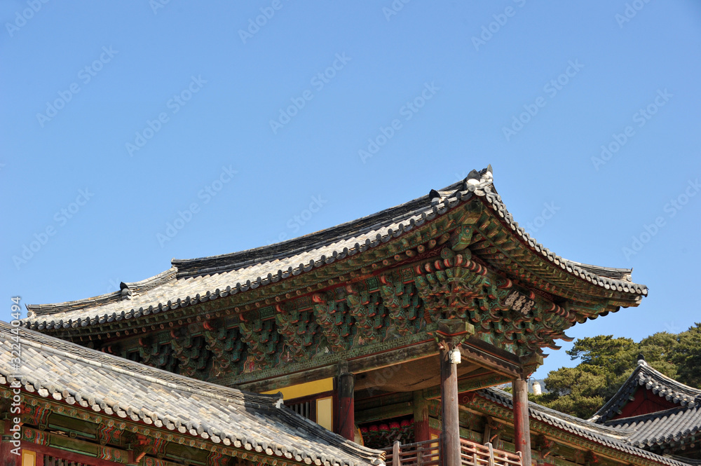 Beomyeong-ru pavilion of Bulguksa temple Beomyeong-ru pavilion of Bulguksa temple