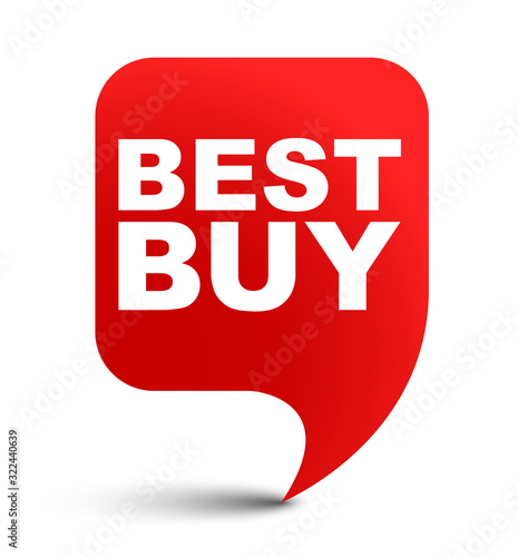 red vector banner best buy