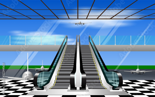 Passenger room inside the airport
