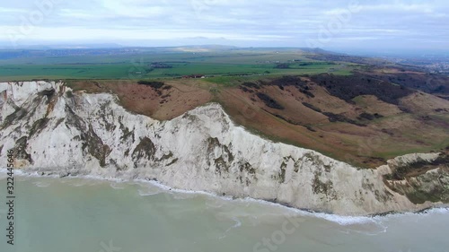 Wallpaper Mural The beautiful English South Coast from above - drone footage -aerial photography Torontodigital.ca