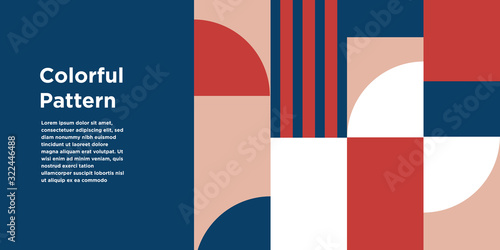 Abstract Colorful Geometric Background