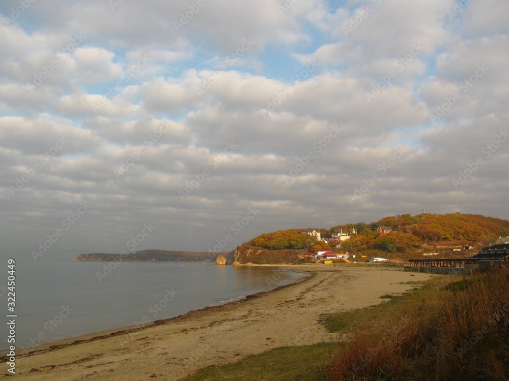 Fototapeta premium beach at sunrise