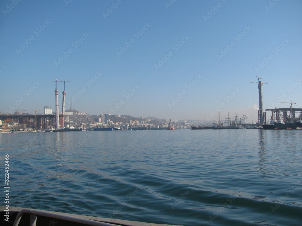 view of port of vladivostok