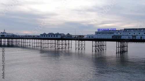 Wallpaper Mural Brighton Pier in England - aerial view -aerial photography Torontodigital.ca