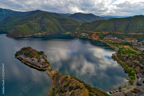 Liangshan prefecture, sichuan province, China: lugu lake photo