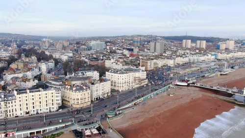 Wallpaper Mural Brighton Pier in England - aerial view -aerial photography Torontodigital.ca