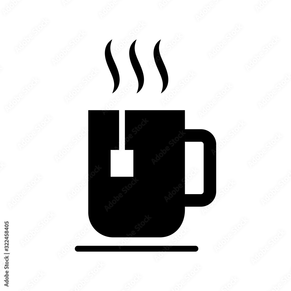 mug - kitchen utensils icon vector design template