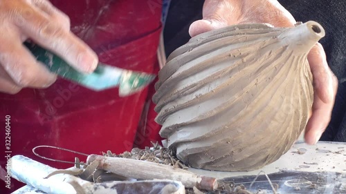 potter at work