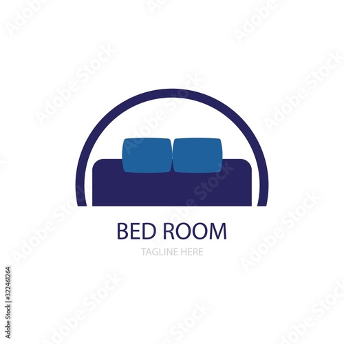 bed logo vector