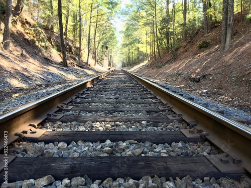 railway in forest
