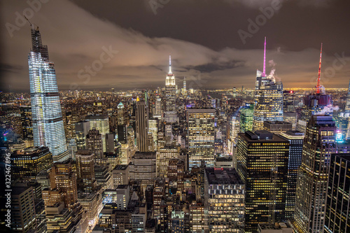 ニューヨーク夜景　：　トップ　オブ　ザ　ロック　から