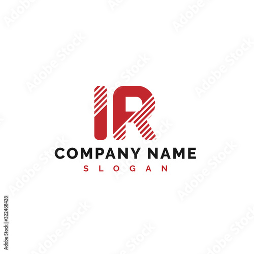 IR Letter Logo Design. IR letter logo Vector Illustration - Vector