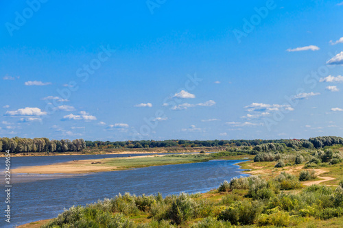 View of the Oka river in Russia