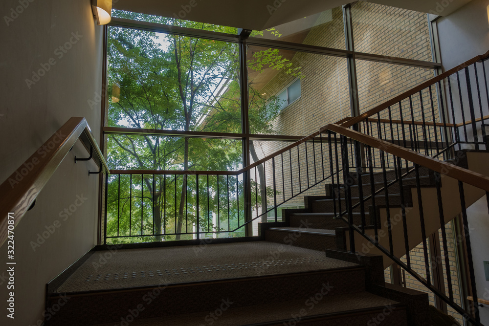Obraz premium ホテルの階段