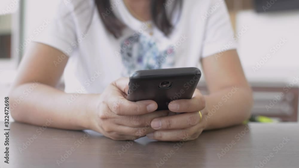 Woman hands texting message on mobile smart phone for communication and chatting on social online. Woman hands texting message on mobile smart phone for communication and chatting on social online.