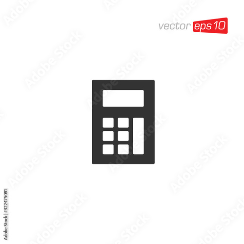 Calculator Icon Logo Design Vector
