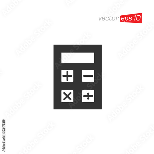 Calculator Icon Logo Design Vector