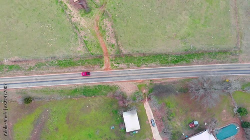 [AERIAL] Rural Farm to Market Highway photo