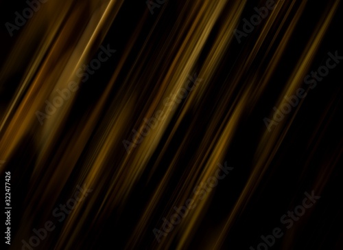 Black golden gradient abstract background light motion effect blur, used for background wallpaper and display your product.