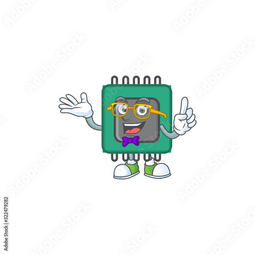 The Geek character of RAM mascot design