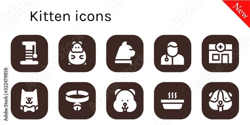 kitten icon set