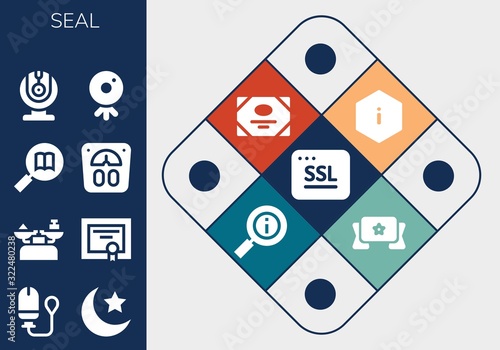 seal icon set