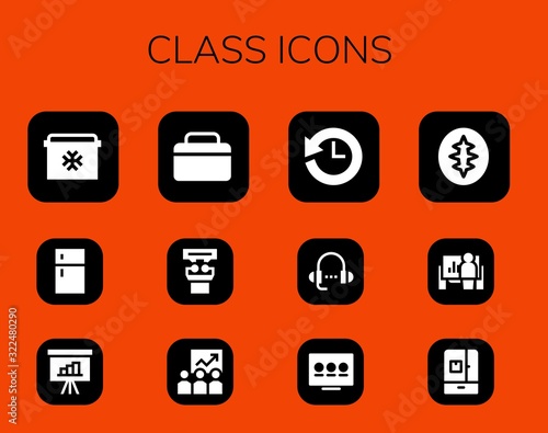 class icon set