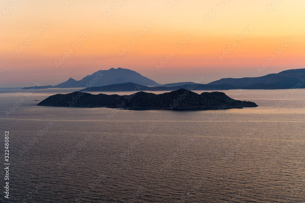 Сunset over the Аegean sea