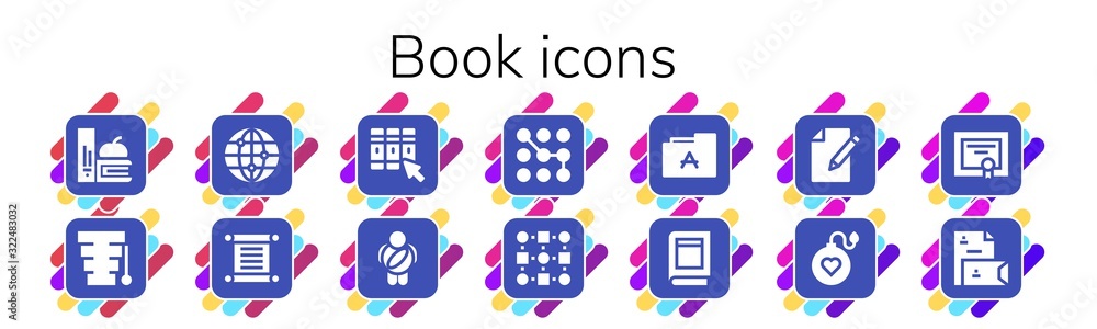 book icon set book icon set