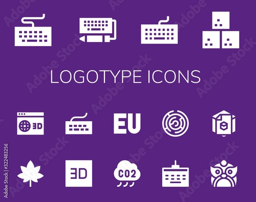 logotype icon set