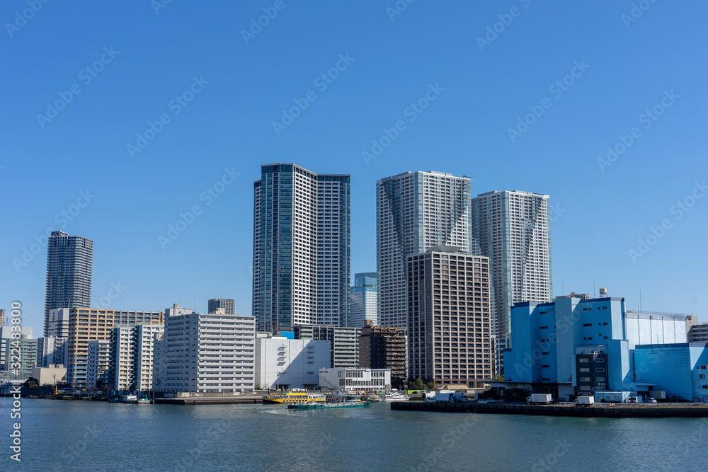 Fototapeta premium 東京 竹芝埠頭からの風景