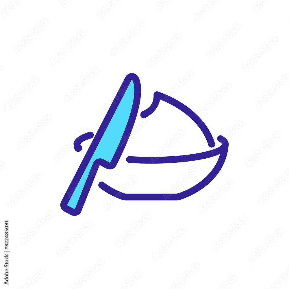 Nut butter icon vector. Thin line sign. Isolated contour symbol illustration Nut butter icon vector. Thin line sign. Isolated contour symbol illustration