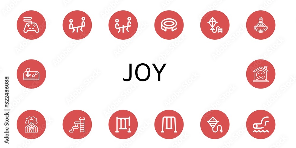 Set of joy icons Set of joy icons