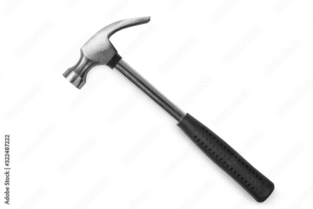 Iron hammer isolation on a white background Iron hammer isolation on a white background