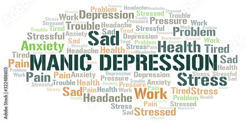 Manic Depression word cloud.