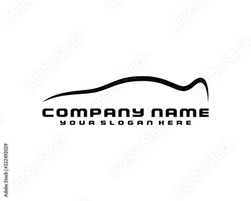 Modern car logo design, car vector design