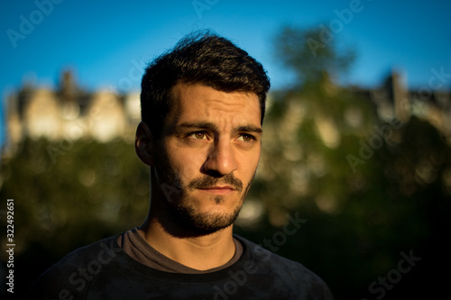 Portrait of an argentinian guy in Paris