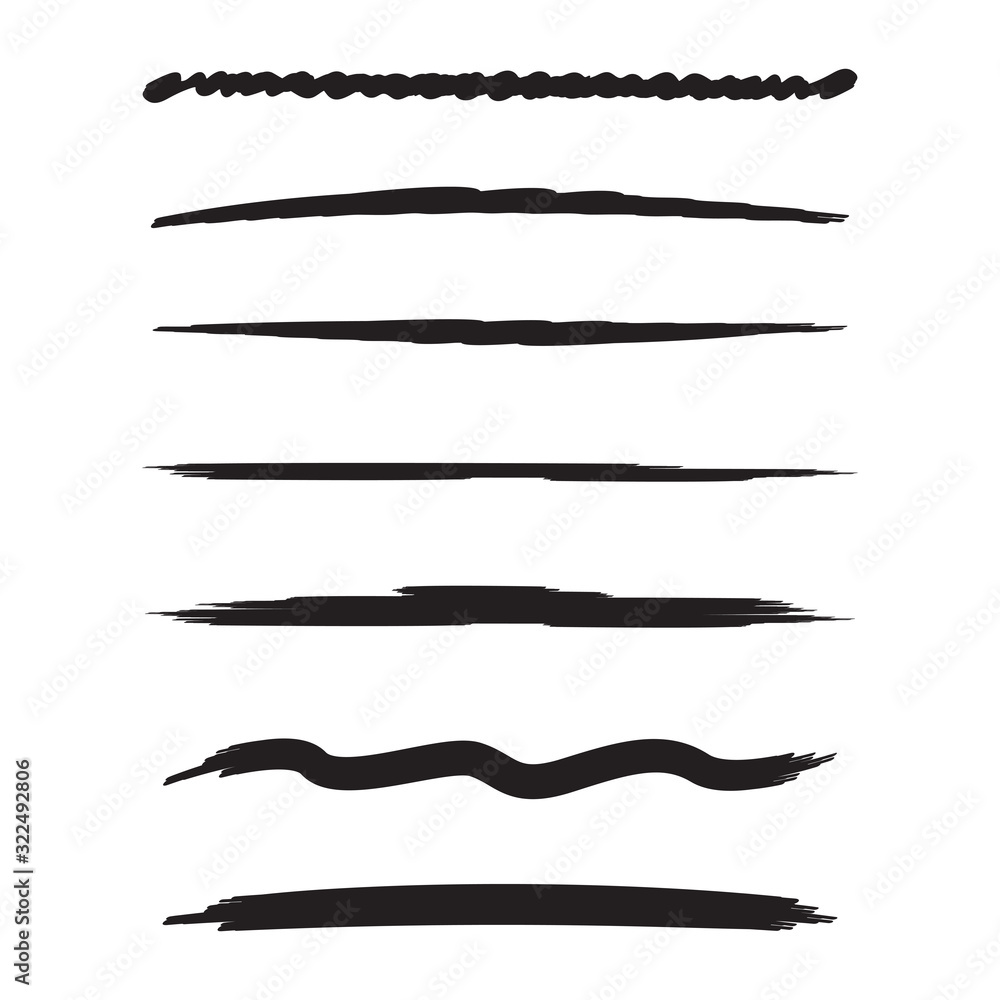 vector collection of grunge brush strokes and paint brush stains elements vector collection of grunge brush strokes and paint brush stains elements