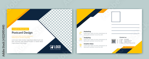 Corporate postcard template