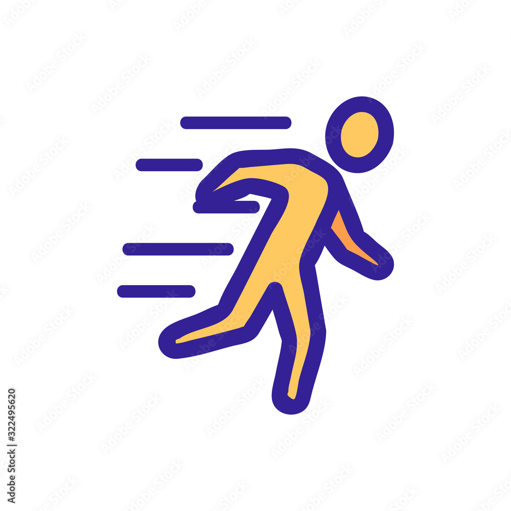 Super Hero Icon Vector. Thin line sign. Isolated contour symbol illustration Super Hero Icon Vector. Thin line sign. Isolated contour symbol illustration