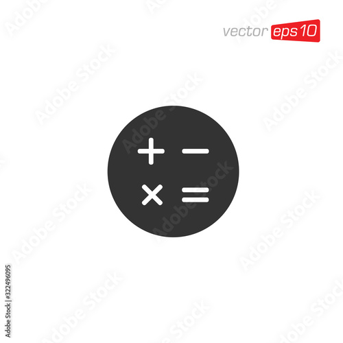 Calculator Icon Logo Design Vector