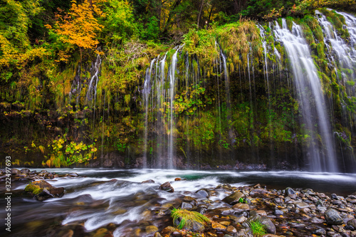 Mossbrae Falls in Northern California