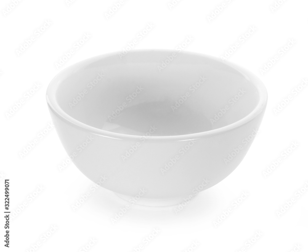 empty bowl isolated on white background empty bowl isolated on white background