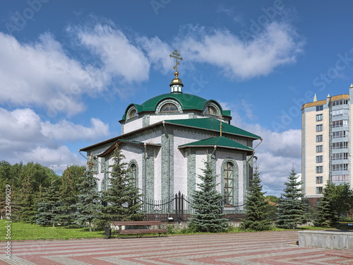 Chapel of St. Nicholas in Yekaterinburg, Russia. The chapel belongs to the Old Believers of Pomorian Old-Orthodox Church. photo