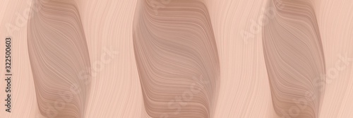 dynamic banner with tan, baby pink and rosy brown colors. dynamic curved lines with fluid flowing waves and curves