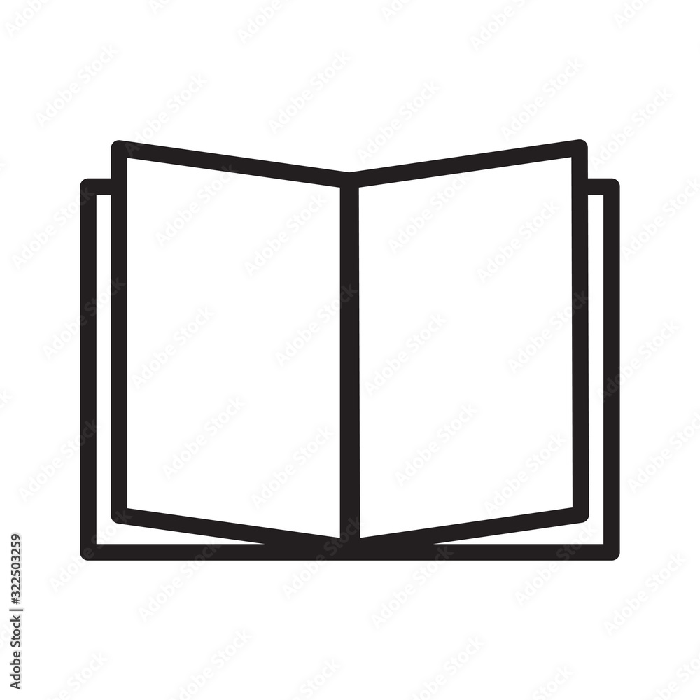 book icon design vector logo template EPS 10 book icon design vector logo template EPS 10