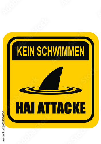 Caution warning in German, beware sign board. Exclamation marks