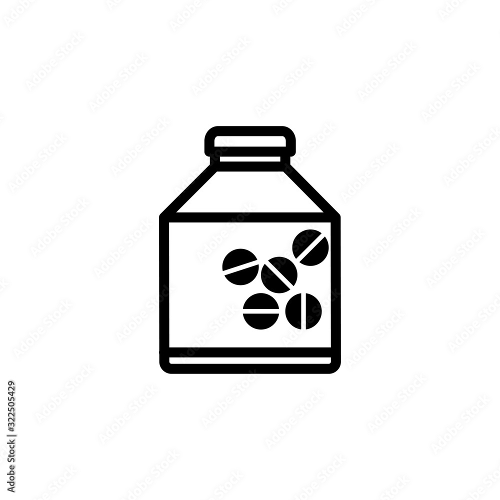 bottle medical icon design vector logo template EPS 10 bottle medical icon design vector logo template EPS 10